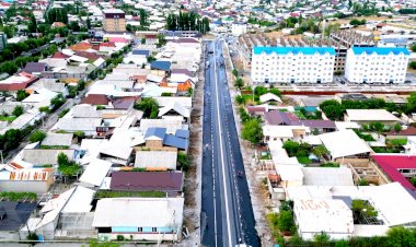 Жалал-Абад: Калаада жаңыланган эки көчө ачылды