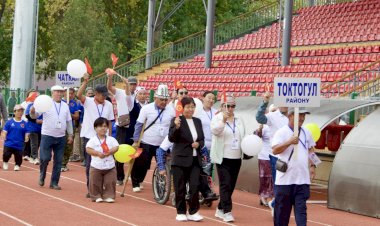 Жалал-Абадда мүмкүнчүлүгү чектелген жарандардын облустук спартакиадасы өттү   