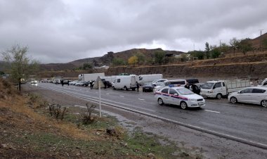 Бишкек -Ош авто унаа жолунда жалпы автоунаалардын кыймылына чектөө киргизилди