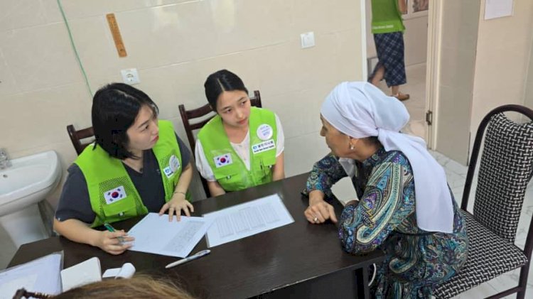 Ноокенде жарандардын саламаттыгын кореядан келген дарыгерлер акысыз текшерүүдөн өткөрүштү