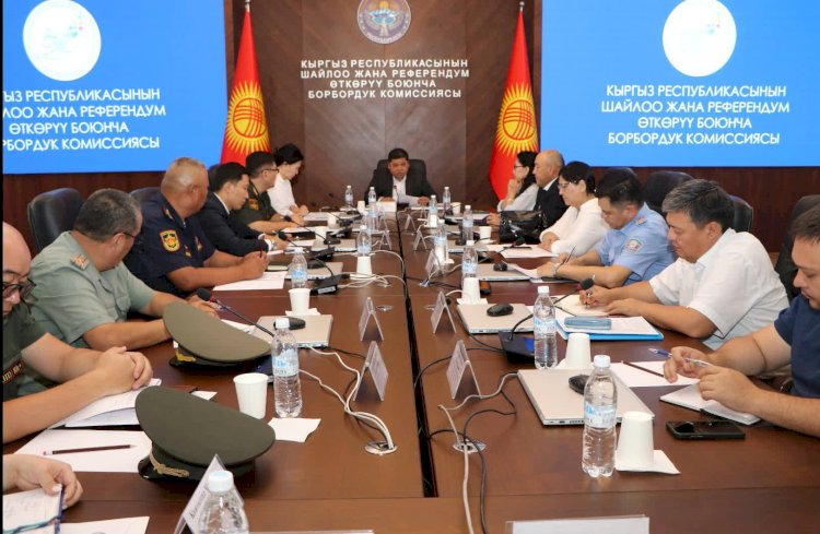 КР БШК төрагасы айрым категориядагы жарандардын добуш берүү укугун камсыздоо маселеси боюнча мамлекеттик органдардын өкүлдөрү менен жолугушуу өткөрдү