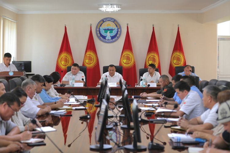 Жалал-Абад:  коргонуу, укук тартип, коопсуздук маселелери боюнча координациялык кеңешмеси болду