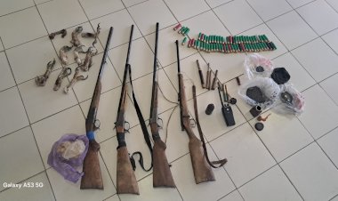 Ала-Бука районунда 9 мыйзамсыз ок атуучу курал алынды