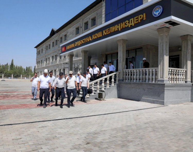 МинКаб төрагасы А. Касымалиев Жалал-Абадда курулуш жүрүп жаткан обьекттерден кабар алды