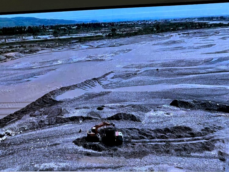 Сузактагы Көк-Арт дарыясынан кум-шагыл алууга чектөө кирди