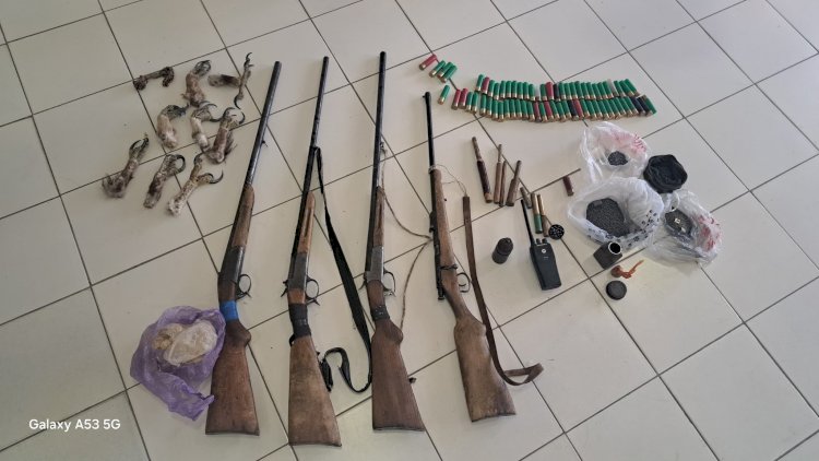 Ала-Бука районунда 9 мыйзамсыз ок атуучу курал алынды