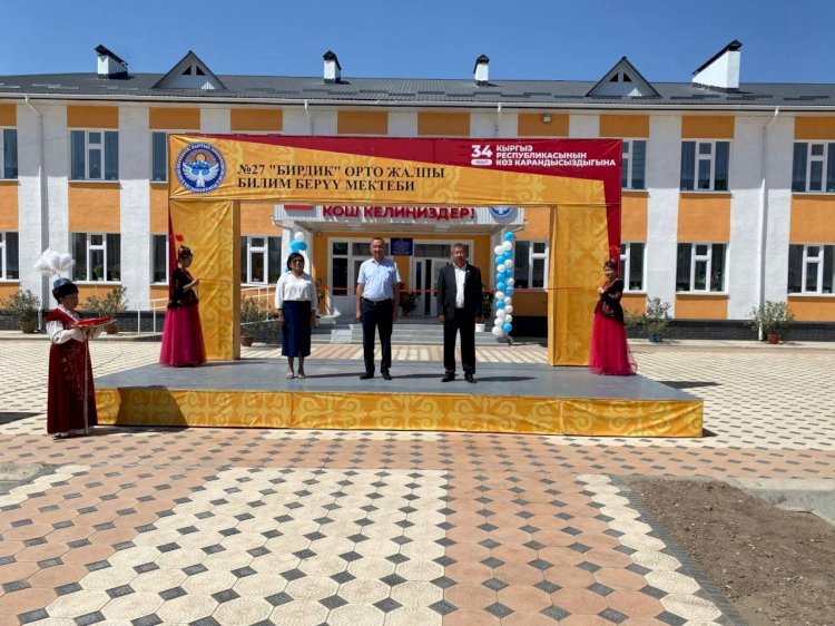 Жалал-Абад: Президенттин онлайн катышуусунда 34 обьект пайдаланууга берилди