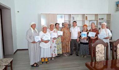 Багышта 60 кыз-келин кийиз иштетүү боюнча окутулду