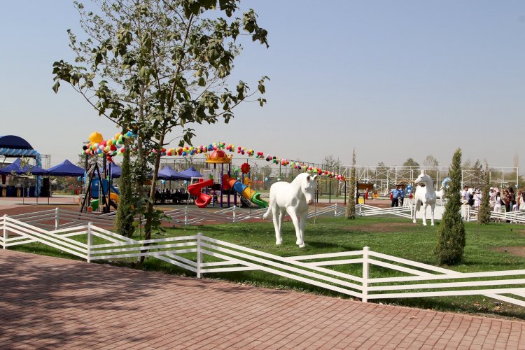 Базар-Коргондо жаңы спорттук жана балдар аянтчалары пайдаланууга берилди