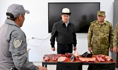 Президент Садыр Жапаров Жалал-Абад облусунда УКМКнын окуу-машыгуу борборун ачты