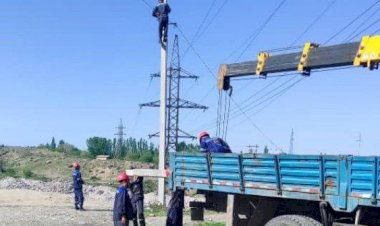 Аксы жана Ноокен районунун аймагына жаңы 10 чакырым аба чубалгы тартылды ️