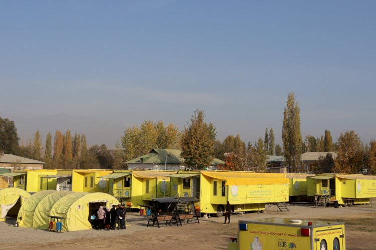 Ала-Букада мульти-диагностикалык көчмө клиника калк саламаттыгын акысыз текшерүүдө