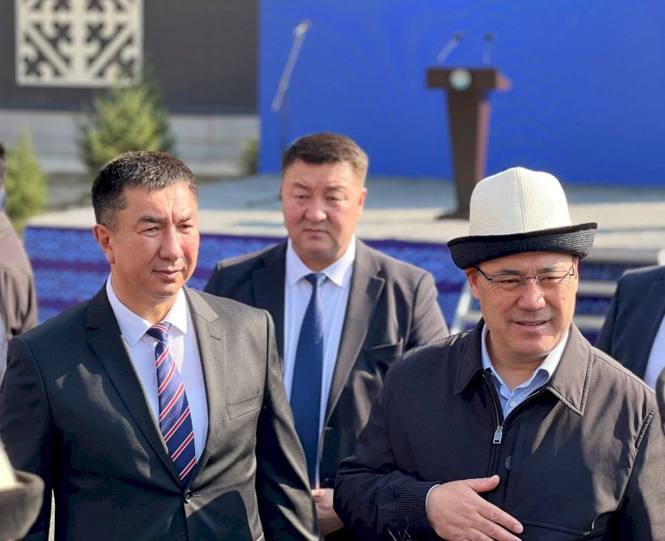 Президент Кара-Көл ГЭСинин ачылыш аземине катышты