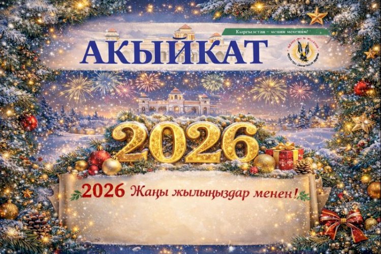 «Акыйкат» коомдук-саясий гезитинин жаңы жылдык куттуктоосу