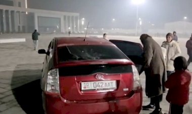 Манас: чатырында фейерверк жардырган "Тойотанын" айдоочусуна 5500 сом айып салын