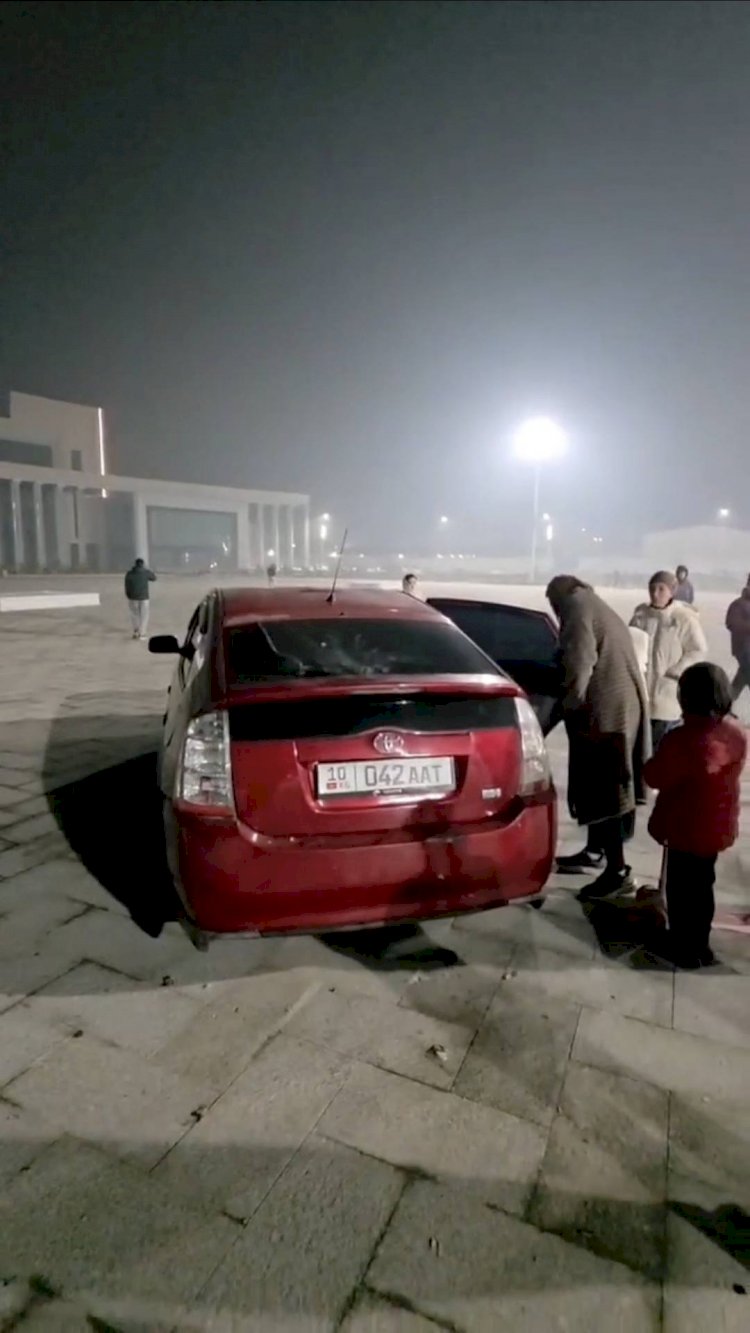 Манас: чатырында фейерверк жардырган "Тойотанын" айдоочусуна 5500 сом айып салын