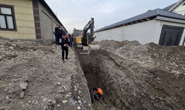 Манаста 10 чакырымга жакын саркынды суу куурлары алмашылат