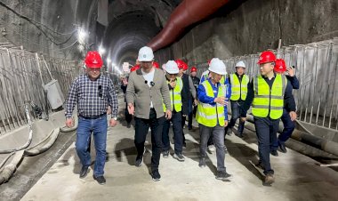 Облус башчысы  Кытай–Кыргызстан–Өзбекстан темир жолунун курулуш иштеринен кабар алды