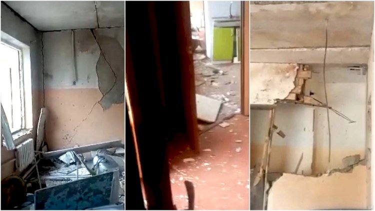 Ноокенде жарылуу болгон бала бакчанын имаратын бузуу иштери башталды