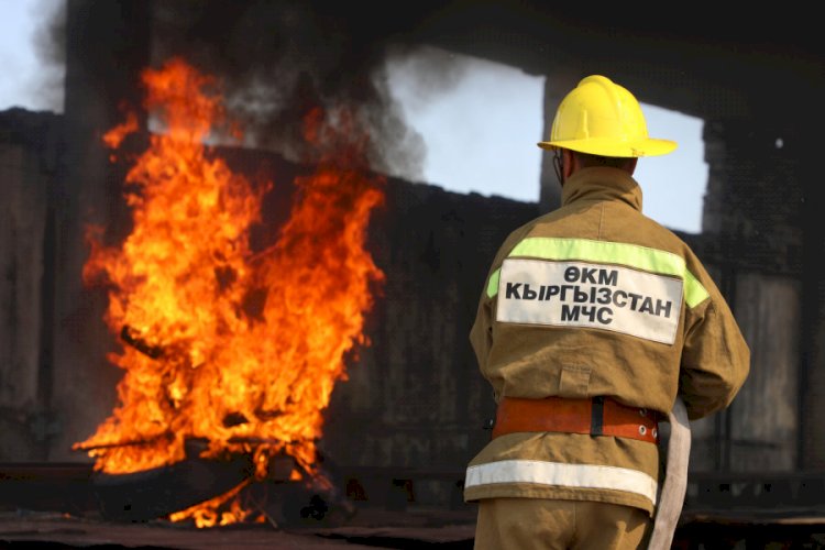 Жалал-Абад облусунда жыл башынан бери 88 өрт кырсыгы катталып, 2 киши каза болду